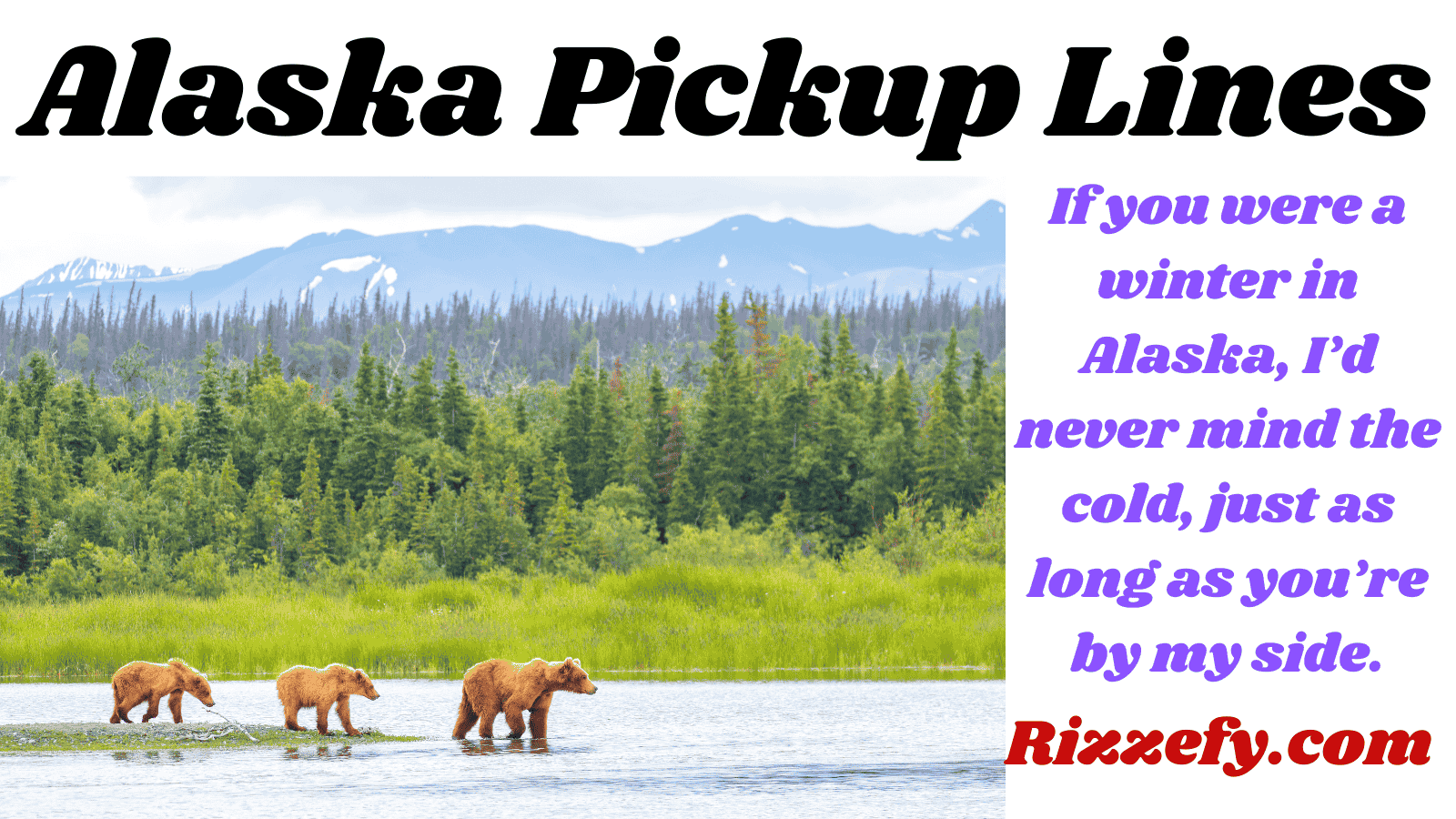 Alaska Pickup Lines