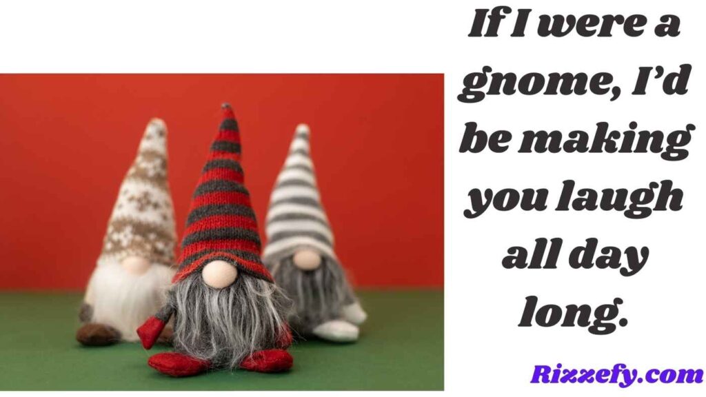 Gnome Pickup Lines