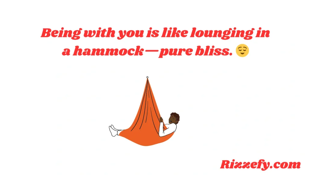 Hammock Pickup Lines