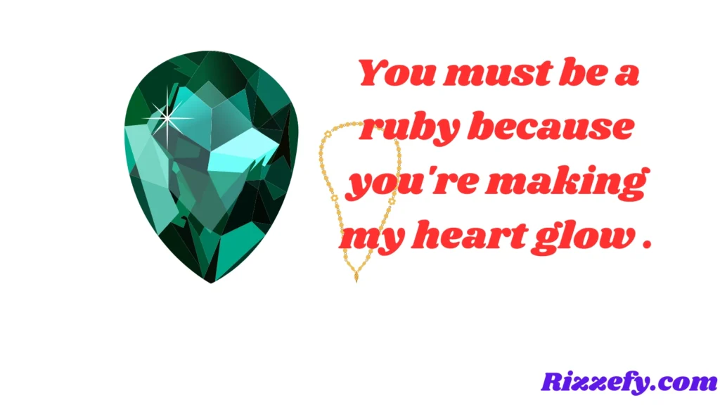 Jewelry Pickup Lines