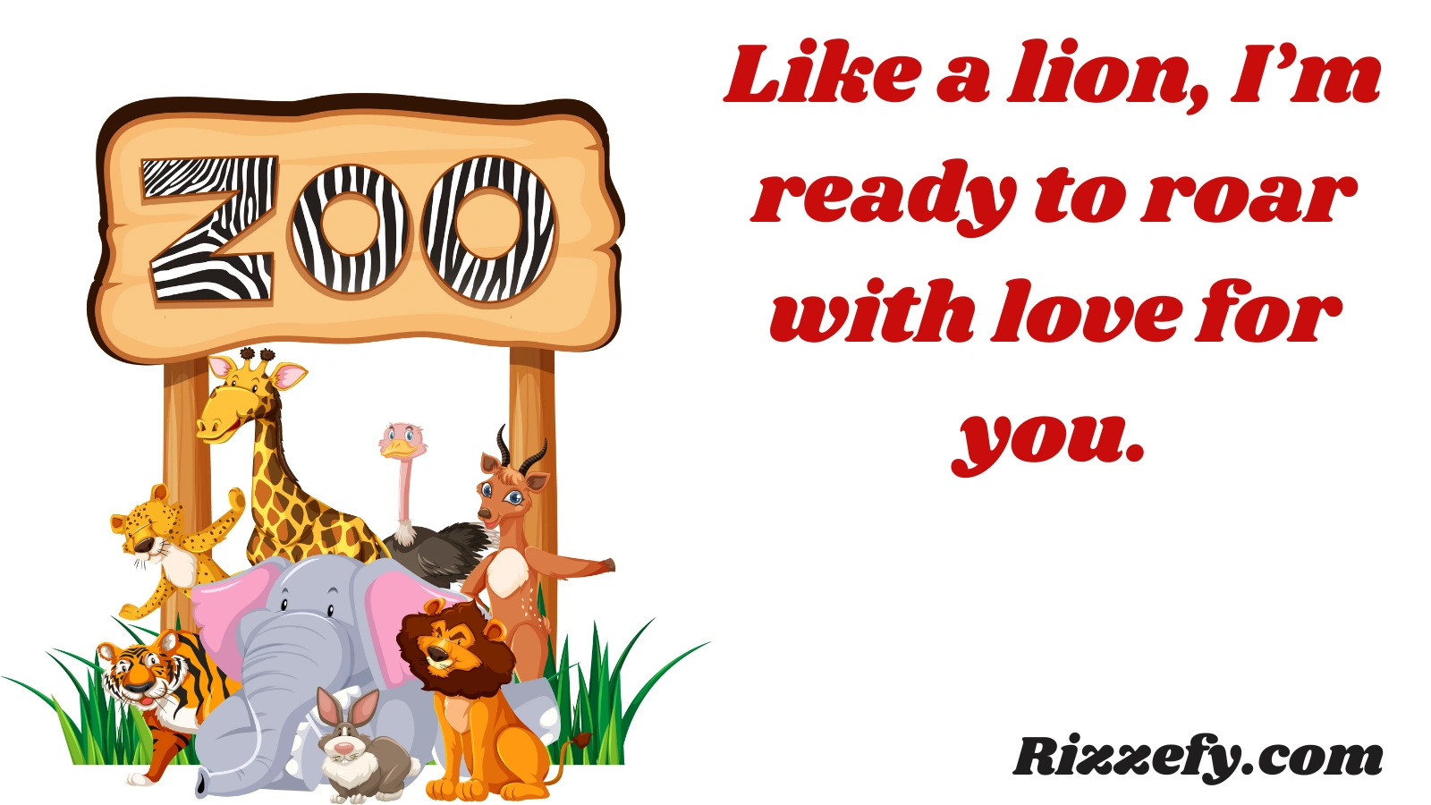 Zoo pickup lines