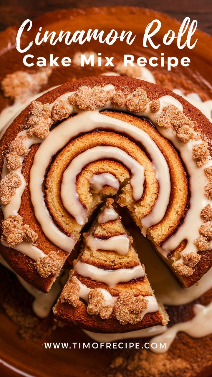 Cinnamon Roll Cake Mix Recipe