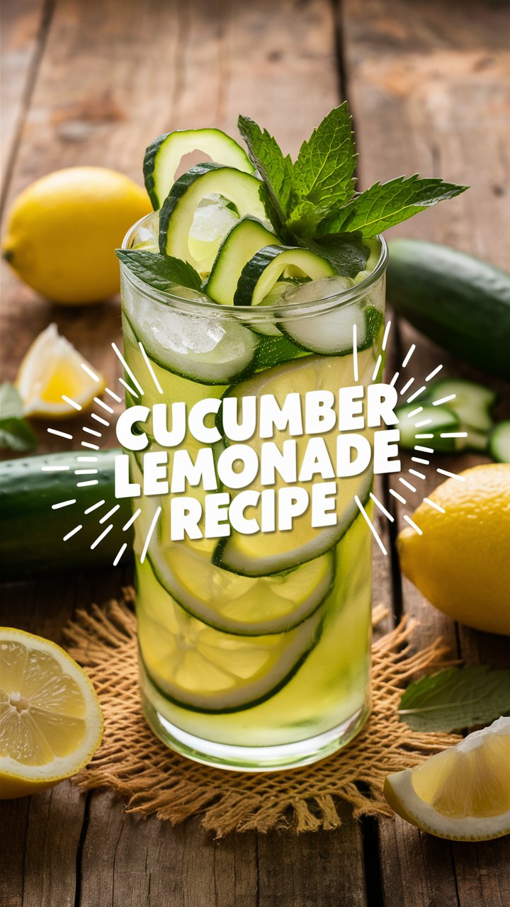 Cucumber Lemonade Recipe