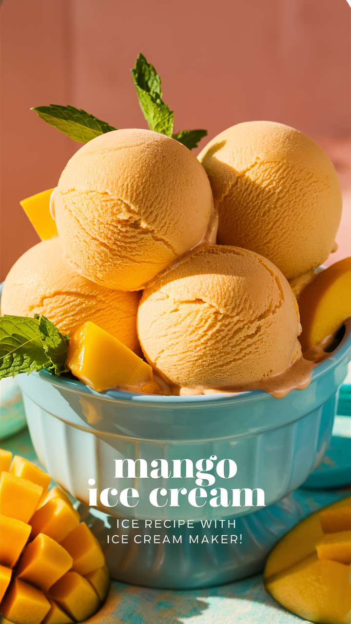 Mango Sorbet Ice Cream Recipe