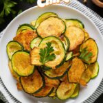 Crispy Baked Zucchini Chips