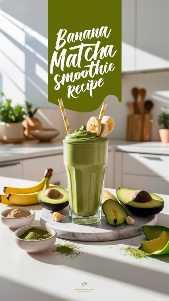 Banana Matcha Smoothie Recipe