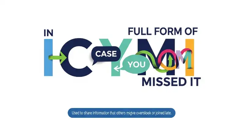 ICYMI Full Form Explained Simply